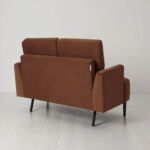 Swyft Model 05 Brown Velvet 2 Seater Sofa - Image 5