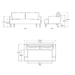 Swyft Model 05 Green Velvet 2 Seater Sofa - Image 2