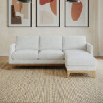 Henredon Murphy Cream Fabric Corner Sofa with Reversible Chaise - Image 5