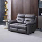Lucca Grey Fabric Power Reclining 2 Seater Sofa