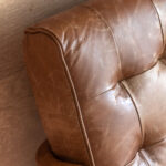 Gallery Humber Vintage Brown Leather 2 Seater Sofa - Image 3