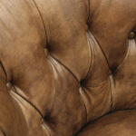 Harrington Brown Leather Armchair - Image 4