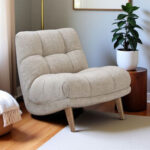 Winslow Beige Fabric Accent Chair