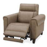 Aiden & Ivy Spencer Brown Leather Power Reclining Armchair - Image 3