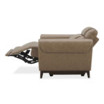 Aiden & Ivy Spencer Brown Leather Power Reclining Armchair - Image 5