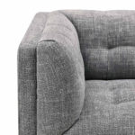 Isla Grey Fabric Armchair - Image 3