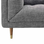 Isla Grey Fabric Armchair - Image 4