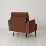 Swyft Model 05 Brown Velvet Loveseat - Image 5