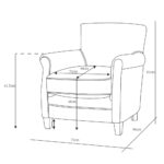 Gallery Mr. Paddington Vintage Brown Leather Armchair - Image 2