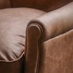 Gallery Mr. Paddington Vintage Brown Leather Armchair - Image 3