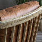 Gallery Reliant Brown Leather Armchair - Image 5