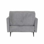 MOONAP Monroe Dark Grey Fabric Loveseat - Image 8
