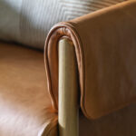 Gallery Stratford Brown Leather Armchair - Image 3