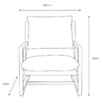 Gallery Burela Vintage Brown Leather Lounge Chair - Image 2