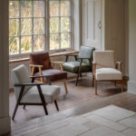Gallery Neyland Green Leather Armchair - Image 5