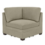 Thomasville Tisdale Beige Fabric Corner Chair - Image 3