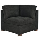 Thomasville Tisdale Dark Grey Fabric Corner Chair - Image 5