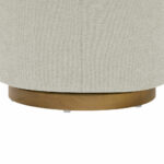 Henredon Murphy Light Grey Fabric Swivel Chair - Image 8