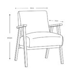 Gallery Neyland Natural Linen Armchair - Image 2