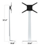 AVF Kelso Against the Wall TV Stand for TV's up to 80" in White - Image 6