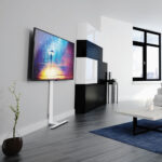 AVF Kelso Against the Wall TV Stand for TV's up to 80" in White - Image 9