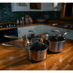 PRO STEEL Fusion 6 Piece Saucepan Set - Image 2