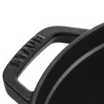 STAUB Cast Iron Round Cocotte in Black 24cm - Image 5