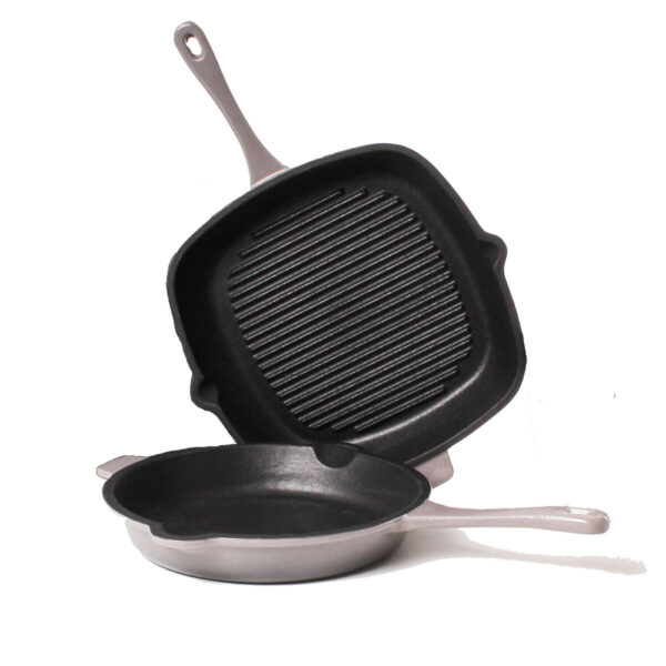 BergHOFF Neo Cast Iron 2 Piece Set in Grey