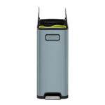 EKO Ecofly 20+20L Stainless Steel Kitchen Bin in Titanium Blue - Image 3