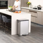 EKO Ecocasa II Recycling Bin 20L+20L in Matte Black - Image 12