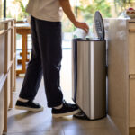 Joseph Joseph 30L Slimline Pedal Bin with Liner Pocket - Stainless Steel - Image 2