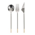Golden Bell 18/10 Stainless Steel Cutlery Set, 24 Piece - Image 2