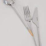 Golden Bell 18/10 Stainless Steel Cutlery Set, 24 Piece - Image 5