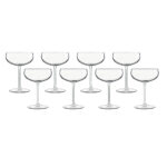 Luigi Bormioli Talismano Crystal Martini Glasses, 300ml, 8 Pack - Image 2