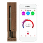 MEATER Plus Wireless Meat Thermometer in Walnut