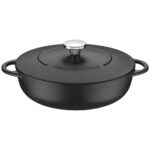 Tramontina Enamelled Cast Iron Shallow Casserole Dish, 28cm / 4.1L - Image 2