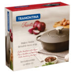 Tramontina Enamelled Cast Iron Shallow Casserole Dish, 28cm / 4.1L - Image 5