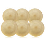 Luigi Bormioli Glass Glitter Charger Plate 6 Pack, Silver - Image 6