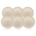 Luigi Bormioli Glass Glitter Charger Plate 6 Pack, Silver - Image 8