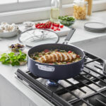 GreenPan Saute Pan, with Lid 30cm in White - Image 2