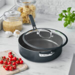 GreenPan Saute Pan, with Lid 30cm in White - Image 3