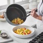 GreenPan Saute Pan, with Lid 30cm in White - Image 9