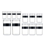Bodum PRESSO 12 Storage Jars with Lids - Image 2