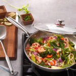 MIU Stainless Steel 34cm Wok & Utensil - Image 2