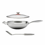 MIU Stainless Steel 34cm Wok & Utensil - Image 4