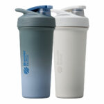 BlenderBottle Strada Stainless Steel Shaker Bottle, 740ml, 2 Pack