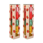 Navigate Strawberries & Cream Acrylic Wine Stems, 8 Pack - Image 4