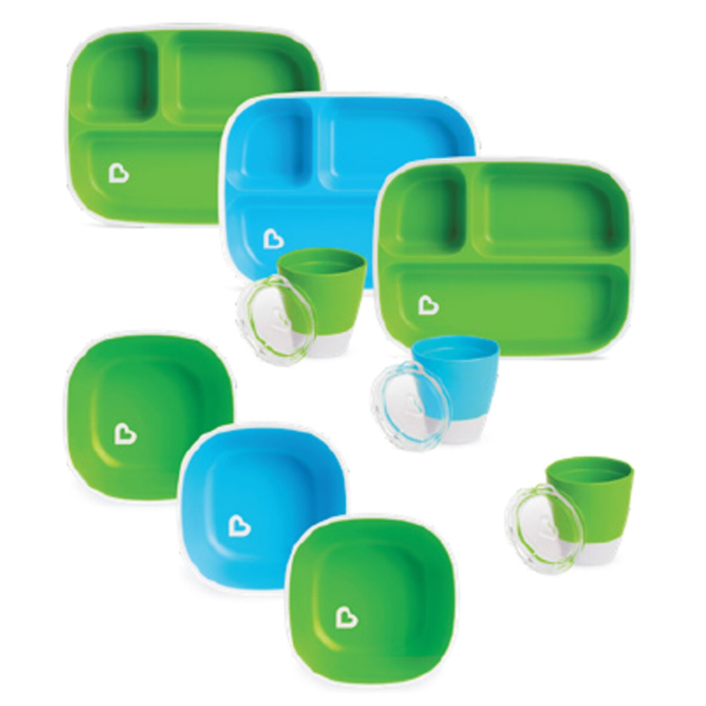 Munchkin Kids Dinnerware Set, 9 Piece