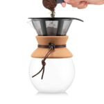 Bodum Pour Over Coffee Maker, 1L with Permanent Filter - Image 2