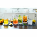 King Crystal Lotus Drinkware Set, 16 Piece - Image 2